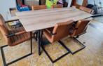 Eetkamertafel, Huis en Inrichting, Tafels | Eettafels, Ophalen, 50 tot 100 cm, Zo goed als nieuw, Vijf personen of meer