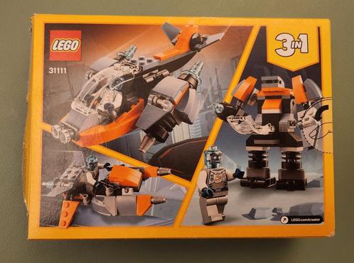 LEGO 31111 Creator 3-in-1 Cyber Drone, motor, robot, Kinderen en Baby's, Speelgoed | Duplo en Lego, Zo goed als nieuw, Lego, Ophalen of Verzenden