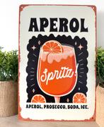 Metalen reclamebord Aperok Spritz, Ophalen of Verzenden, Nieuw, Reclamebord
