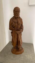 Houten beeld , bedelaar, Antiek en Kunst, Kunst | Beelden en Houtsnijwerken, Ophalen