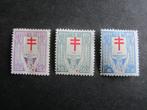 Timbres Belgique - N234 à 236 (x), Postzegels en Munten, Postzegels | Europa | België, Spoor van plakker, Overig, Ophalen of Verzenden