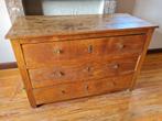 commode 3 tiroirs ancienne, 3 of 4 laden, Ophalen, Gebruikt, Eikenhout