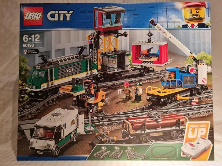 LEGO - 60198 - Goederentrein, Kinderen en Baby's, Speelgoed | Duplo en Lego, Nieuw, Lego, Complete set, Ophalen of Verzenden