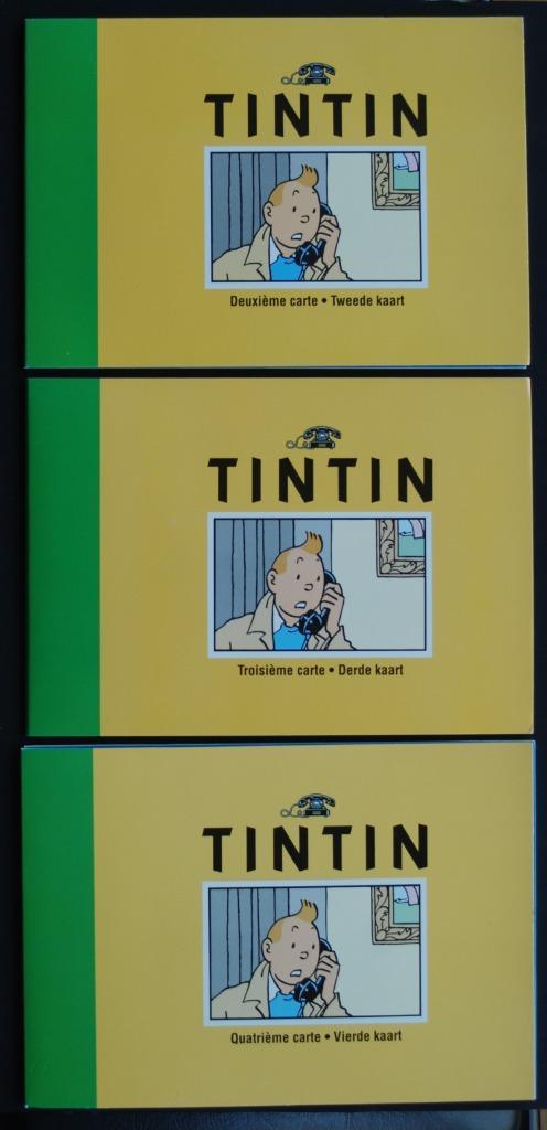 3 Cartes téléphone Belgacom Tintin TL, Livres, BD, Comme neuf