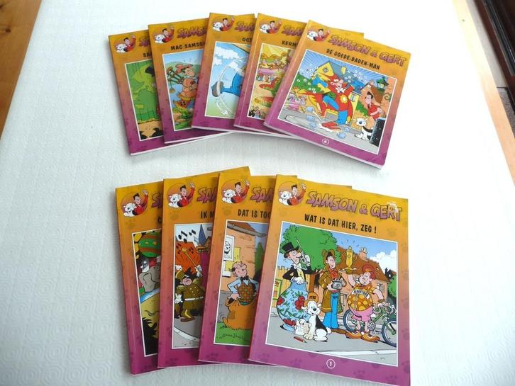 Stripverhalen - Samson & Gert (9 stuks), Boeken, Stripverhalen, Zo goed als nieuw, Ophalen of Verzenden