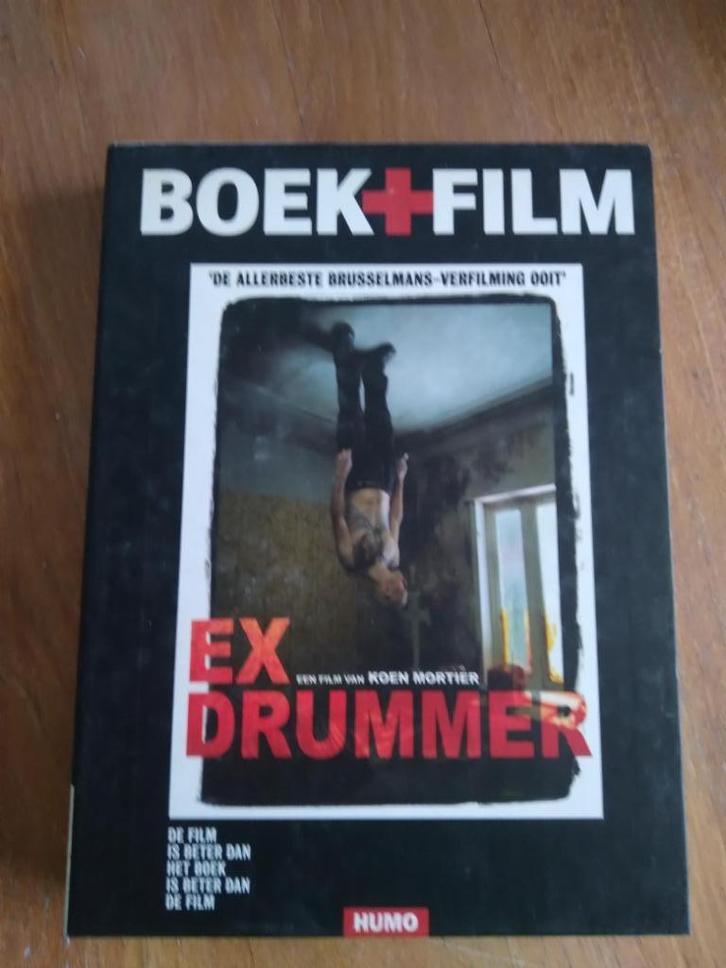 Nieuw Boek + film "Ex Drummer" van Brusselmans, Cd's en Dvd's, Dvd's | Nederlandstalig, Nieuw in verpakking, Film, Ophalen of Verzenden