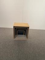 Houte Wandbox Set van 4. Kan apart kopen, Ophalen, Nieuw