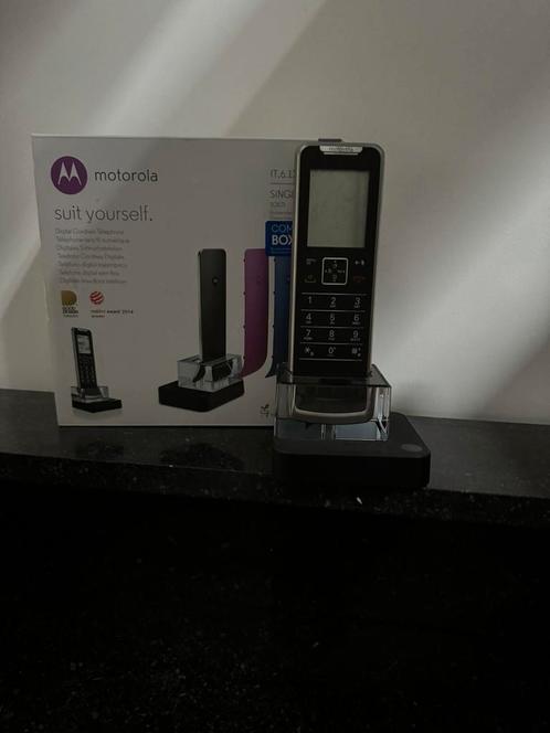 Draadloos telefoontoestel Motorola, Télécoms, Téléphones fixes | Combinés & sans fil, Comme neuf, 1 combiné, Enlèvement ou Envoi