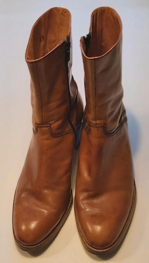 Mooie Vintage Echt Leren CUOIO VERO Laarsjes rits hakhout45, Kleding | Dames, Schoenen, Gedragen, Ophalen of Verzenden