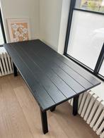 Zwarte eettafel, Tuin en Terras, Tuintafels, Ophalen, Zo goed als nieuw