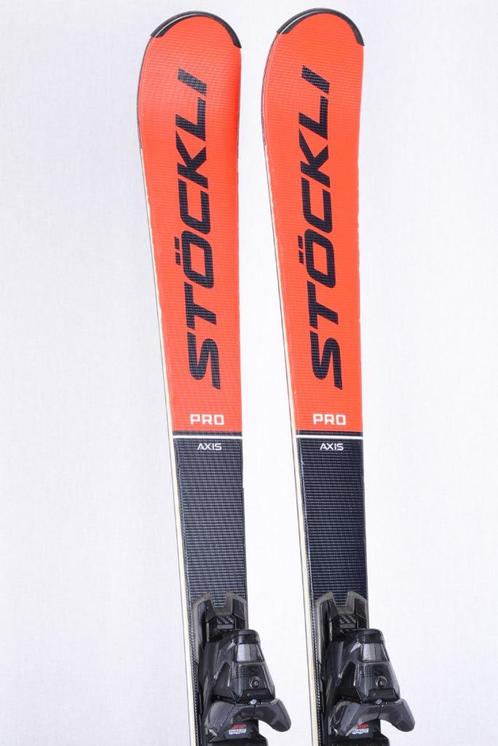 156; 163 cm ski's STOCKLI AXIS PRO 2021, red/black, grip wal, Sport en Fitness, Skiën en Langlaufen, Verzenden