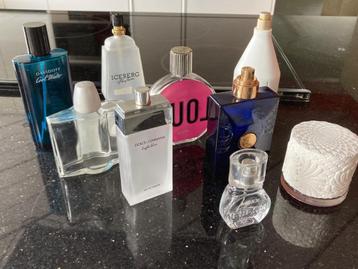 Parfumflesjes, 9 stuks. Zeer goede staat  beschikbaar voor biedingen