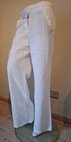 Witte linnenbroek, Vêtements | Femmes, Culottes & Pantalons, Enlèvement ou Envoi, Taille 36 (S), Comme neuf, Blanc