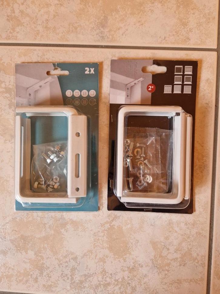 Ophanghaken lammelen of rol gordijn, Huis en Inrichting, Stoffering | Gordijnen en Lamellen, Nieuw, Wit, Ophalen of Verzenden