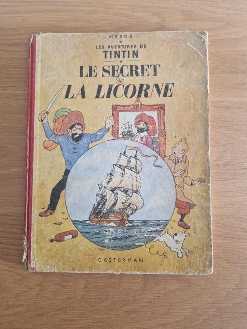 Les Aventures de TINTIN - Le Secret de la Licorne - 1947, Livres, BD, Utilisé, Une BD, Enlèvement ou Envoi