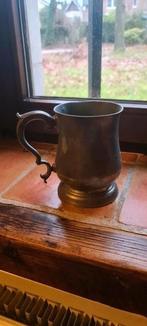 Antieken tinnen bierpot, Antiek en Kunst, Antiek | Brons en Koper, Ophalen of Verzenden