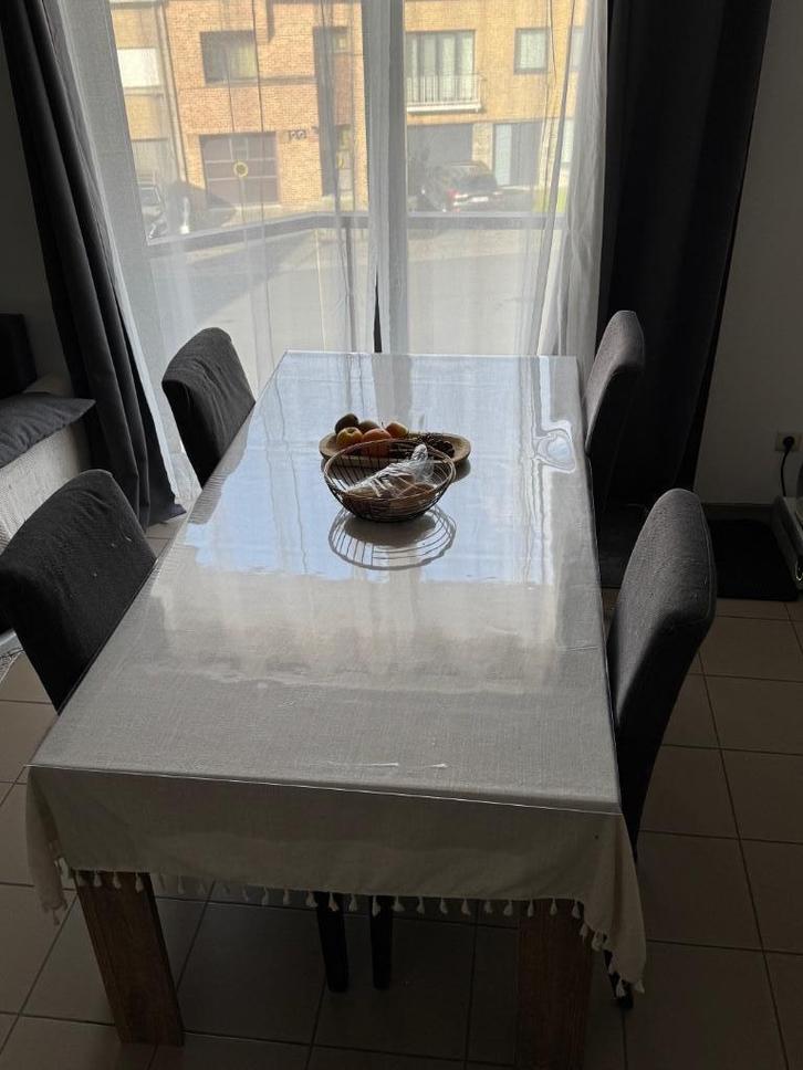 Eettafel, Huis en Inrichting, Tafels | Eettafels, Gebruikt, 50 tot 100 cm, 150 tot 200 cm, Vier personen, Rechthoekig, Overige houtsoorten