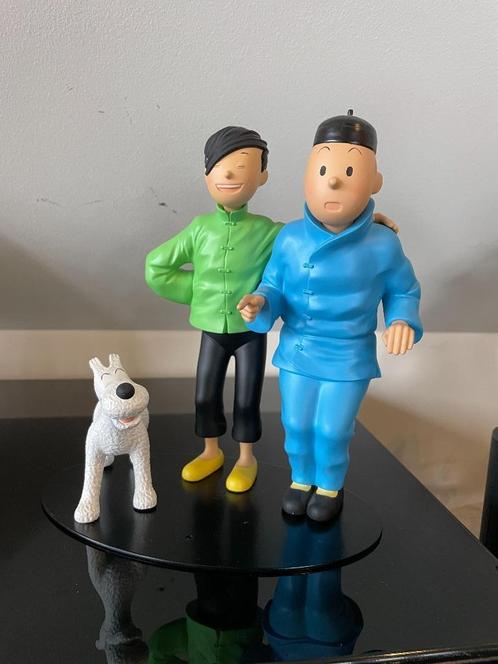 Tintin et Tchang "La Fraternité" BC, Collections, Personnages de BD, Comme neuf, Statue ou Figurine, Tintin, Enlèvement