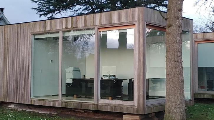 Zorgunit/Woonunit/Mobiel Kantoor/Vakantieunit, Tuin en Terras, Overige Tuin en Terras, Zo goed als nieuw, Ophalen