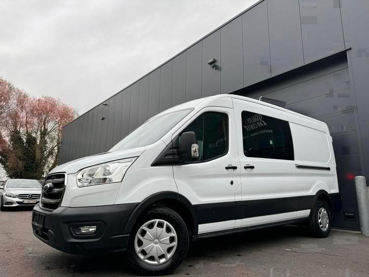 Ford transit dubbel cabine  2.0 tdci   152000 km AUTOMAAT, Auto's, Ford, Bedrijf, Te koop, Transit, 360° camera, ABS, Achteruitrijcamera