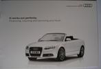 Audi range Financing 2010 Brochure Catalogue Prospekt, Verzenden, Zo goed als nieuw, Audi