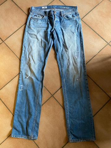 Gap 1969 blauwe jeans Boy Fit W28 L34 Destroy  beschikbaar voor biedingen