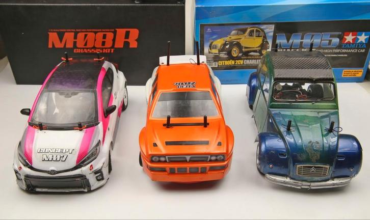Lot voitures RC Tamiya 1/10 – M-05 / M-07 / M-08R, Hobby & Loisirs créatifs, Modélisme | Radiocommandé & Téléguidé | Voitures