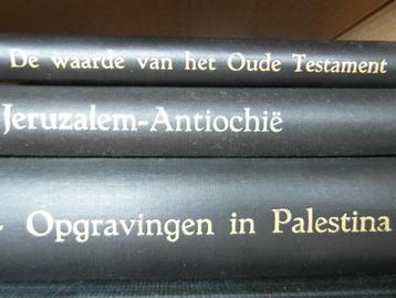 Bijbelse monografieën (Jeruzalem, Palestina, Oude Testament) beschikbaar voor biedingen
