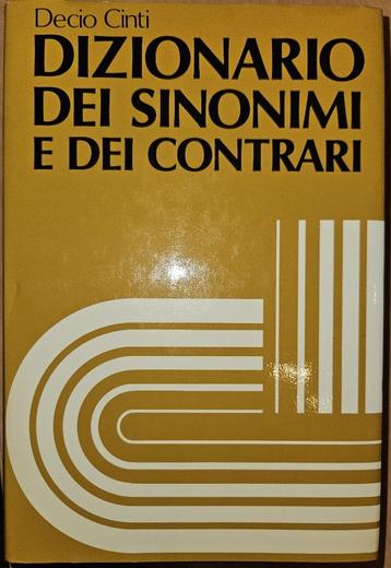 Dizionario dei sinonimi e dei contrari beschikbaar voor biedingen