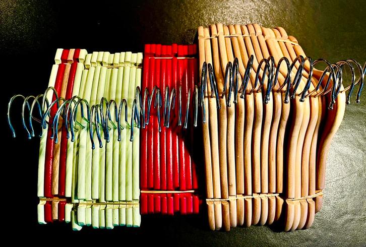 Houten kinderkapstokken, Kinderen en Baby's, Kinderkamer | Inrichting en Decoratie, Zo goed als nieuw, Ophalen