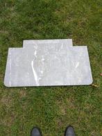 Marmeren plaat grijs gevlamd -  90 cm, Doe-het-zelf en Bouw, Ophalen