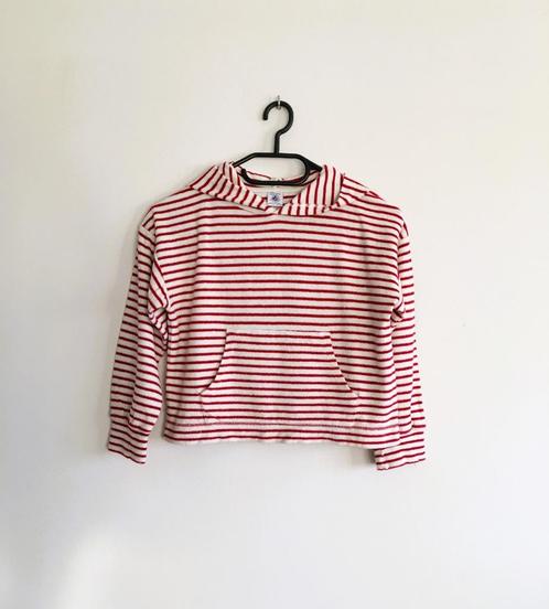 Petit Bateau mooie loose fit hoodie - 100%katoen (spons) - 1, Enfants & Bébés, Vêtements enfant | Taille 128, Comme neuf, Garçon ou Fille