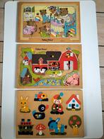 Slimme houten puzzels en cadeau, Kinderen en Baby's, Speelgoed | Kinderpuzzels, Van hout, Gebruikt, Ophalen
