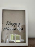Decoratie kastje Happy Memories, Huis en Inrichting, Woonaccessoires | Memoborden, Prikbord, Ophalen of Verzenden, Zo goed als nieuw