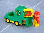 Lego Duplo 2613 - Camion poubelle (Garbage Truck), 1990, Duplo, Ensemble complet, Utilisé, Enlèvement ou Envoi