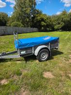 Geremde enkelas met vlakzeil, Auto diversen, Aanhangers en Bagagewagens, Ophalen