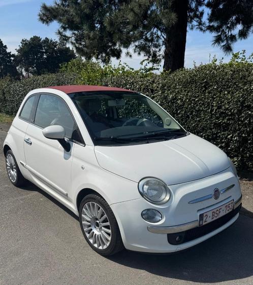 Fiat 500C Cabrio TwinAir Start, Auto's, Fiat, Particulier, 500C, Parkeersensor, Benzine, Cabriolet, 3 deurs, Handgeschakeld, Wit