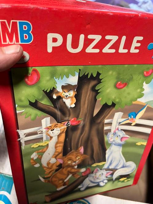 Mb puzzel 60 stuks poezen nieuw, Kinderen en Baby's, Speelgoed | Kinderpuzzels, Zo goed als nieuw, 4 tot 6 jaar, Meer dan 50 stukjes