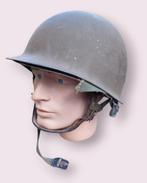 Casque aéroporté à fermeture pivotante à couture arrière M1, Collections, Enlèvement ou Envoi, Armée de l'air, Casque ou Béret
