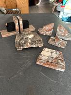 Beau lot de accesoir de bureau en marbre, Enlèvement
