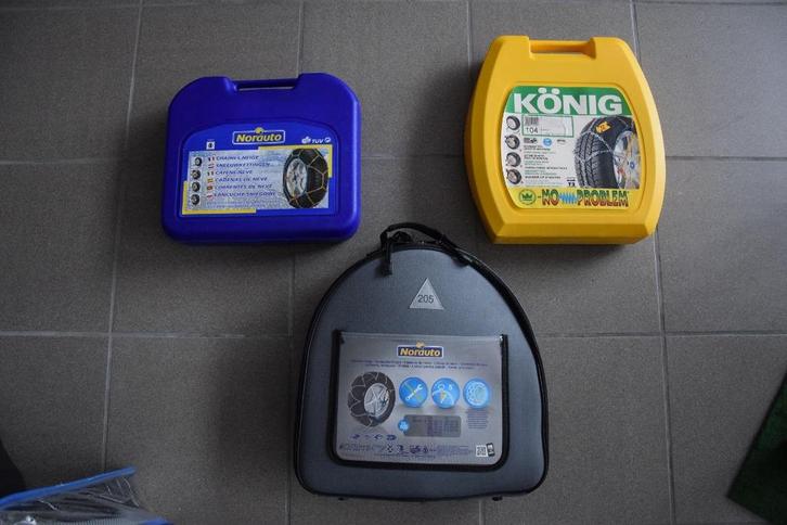 Nieuwe sneeuwkettingen Norauto en Köng te koop, Caravans en Kamperen, Mobilhomes, Bedrijf, Ophalen