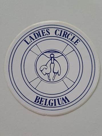 Vintage Sticker - Ladies Circle Belgium beschikbaar voor biedingen