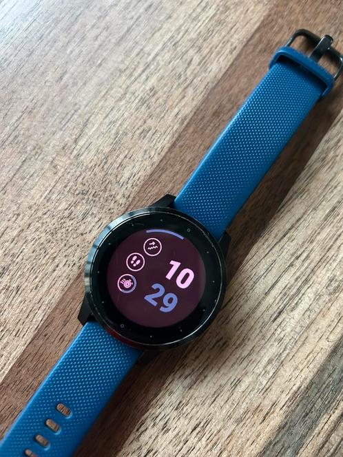 Vivoactive 4s garmin sporthorloge, Handtassen en Accessoires, Sporthorloges, Gebruikt, Blauw, Waterdicht, Ophalen