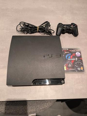 PlayStation 3 Slim – met controller + Gran Turismo 5 beschikbaar voor biedingen