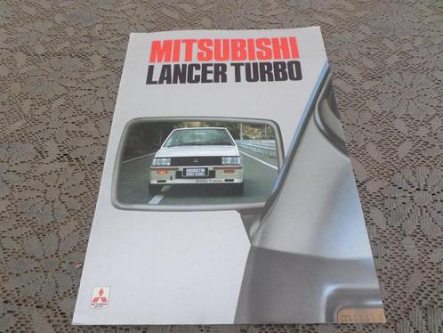 Brochure Mitsubishi Lancer Turbo, Livres, Autos | Brochures & Magazines, Mitsubishi, Enlèvement ou Envoi