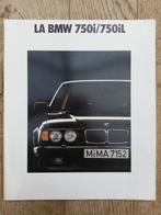 BMW 750 1991 BROCHURE 40 PAGINA'S 34 X 28,5 CM IN HET Frans, Ophalen of Verzenden, Gelezen, BMW