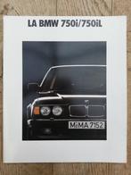 BMW 750 1991 BROCHURE 40 PAGINA'S 34 X 28,5 CM IN HET Frans, Boeken, Auto's | Folders en Tijdschriften, Ophalen of Verzenden, Gelezen