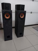 Visaton , bouwpakket luidsprekers  , spelen goed, Audio, Tv en Foto, Luidsprekerboxen, Ophalen, Gebruikt, 60 tot 120 watt, Front, Rear of Stereo speakers