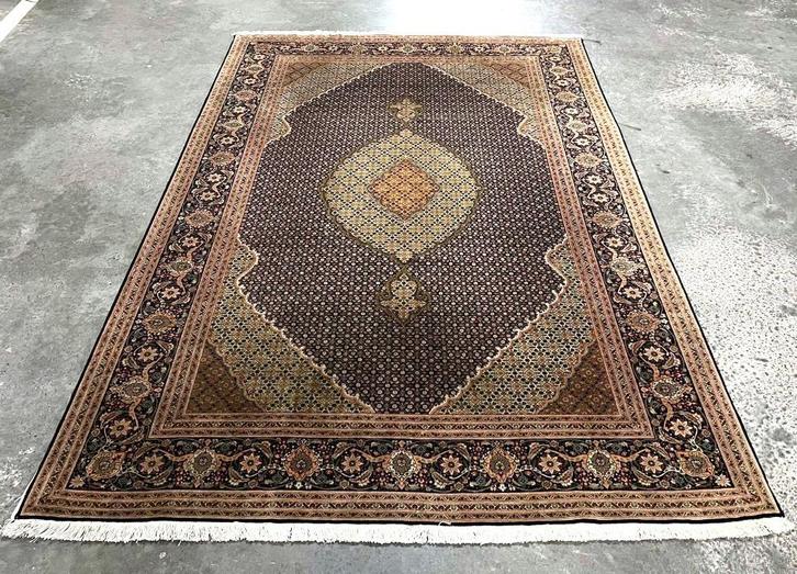 Fijn geknoopt (Tabriz) Iraanse tapijt- 3m x 2m- wol & zijde, Antiek en Kunst, Antiek | Tapijten, Tafelkleden en Textiel, Verzenden
