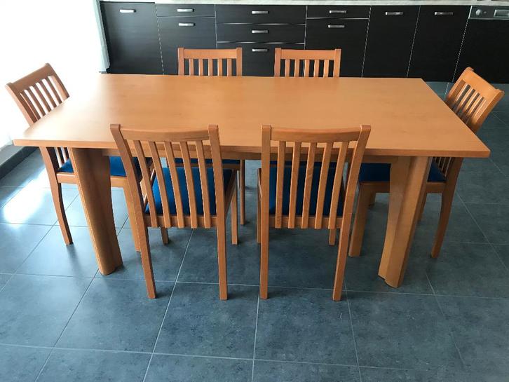 Salle à manger complète ., Maison & Meubles, Salles à manger complètes, Comme neuf, 4 à 6 chaises, Enlèvement